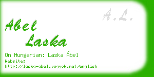 abel laska business card