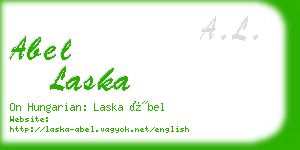 abel laska business card